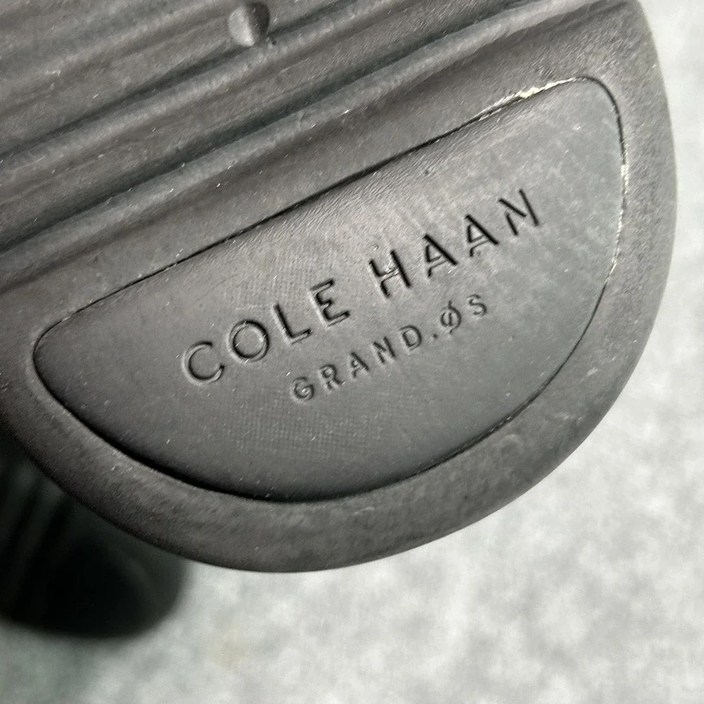 Cole Haan Zerogrand Chukka Boots‎ Mens Size 9.5M Black Leather Lace Up Casual